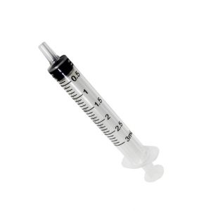 Syringe 3-Part 3ml Luer Slip (Singles)