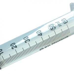 Syringe 50/60ml Luer Lock 3p HH 1'